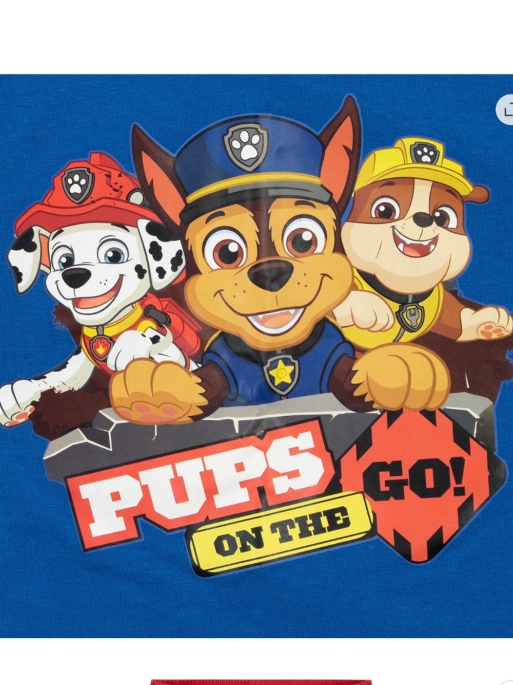 Paw Patrol Unisex Blue and Red 2 PC LS Pajama Set Size 6 NWT - Picture 3 of 5